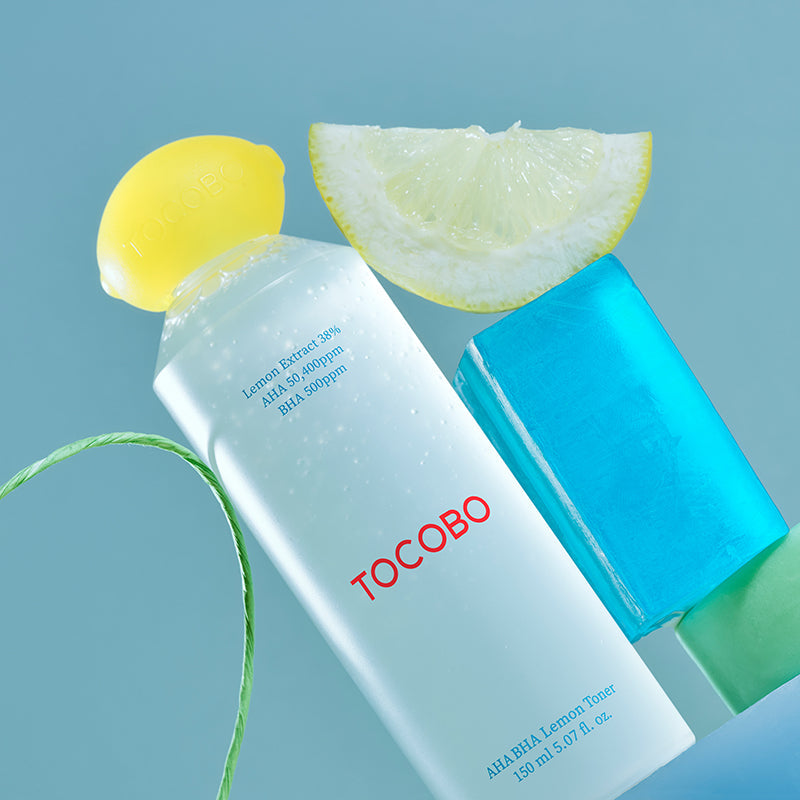 Απολεπιστικός τόνερ με λεμόνι Tocobo AHA BHA Lemon Toner