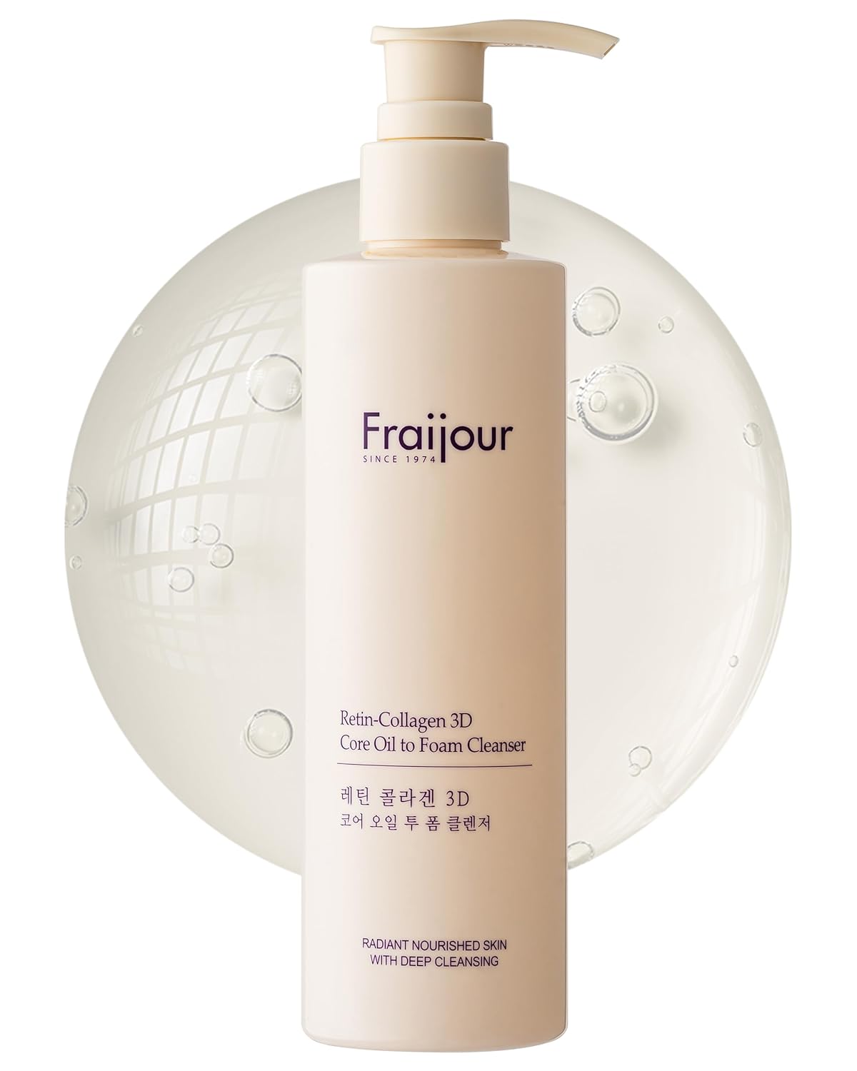 Fraijour Retin-Collagen 3D Core Oil to Foam Cleanser 210ml