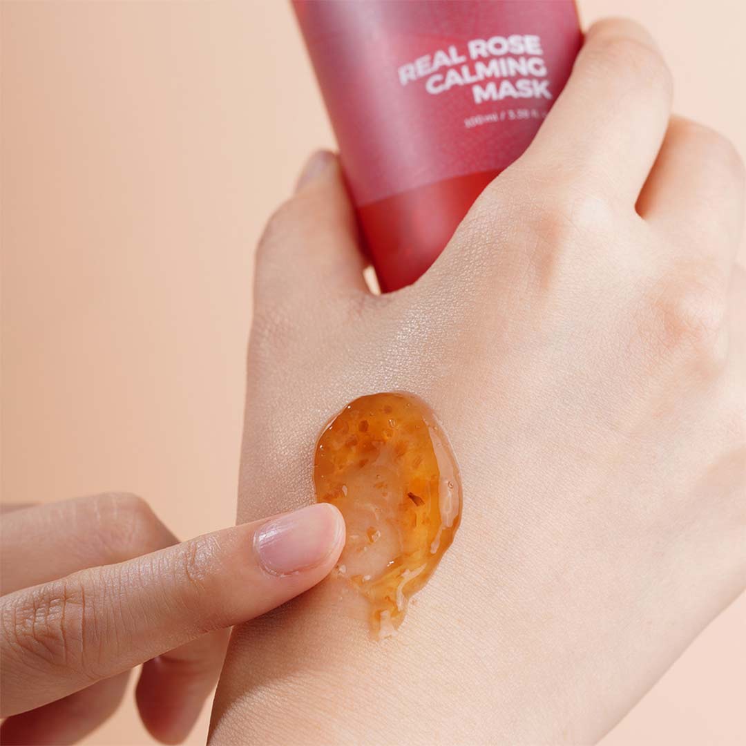 Umirujuća maska s ekstraktom ruže Isntree Real Rose Calming Mask