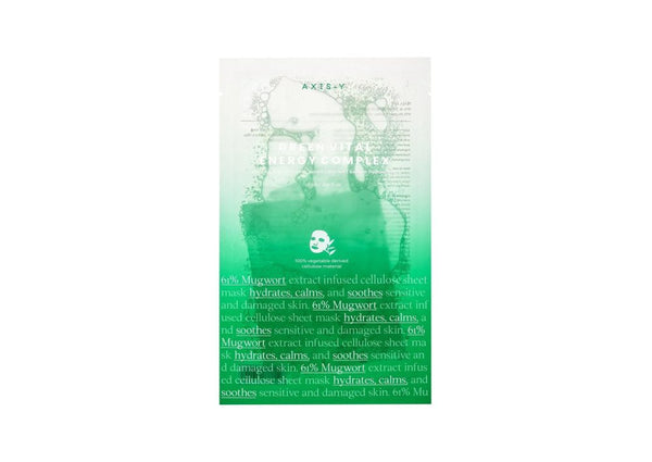 Sheet maska s pelinom AXIS-Y Green Vital Energy Complex Sheet 27ml
