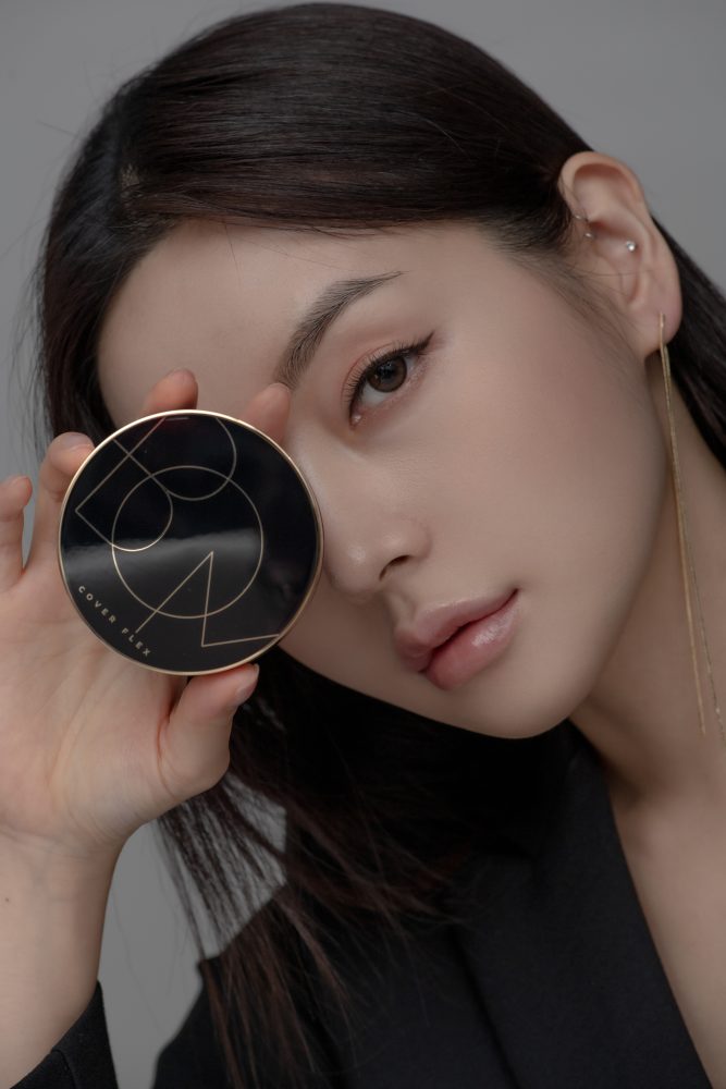 Foundation BOM Cover Flex Cushion SPF50+ PA+++ color 21N Ivory - Koreancare