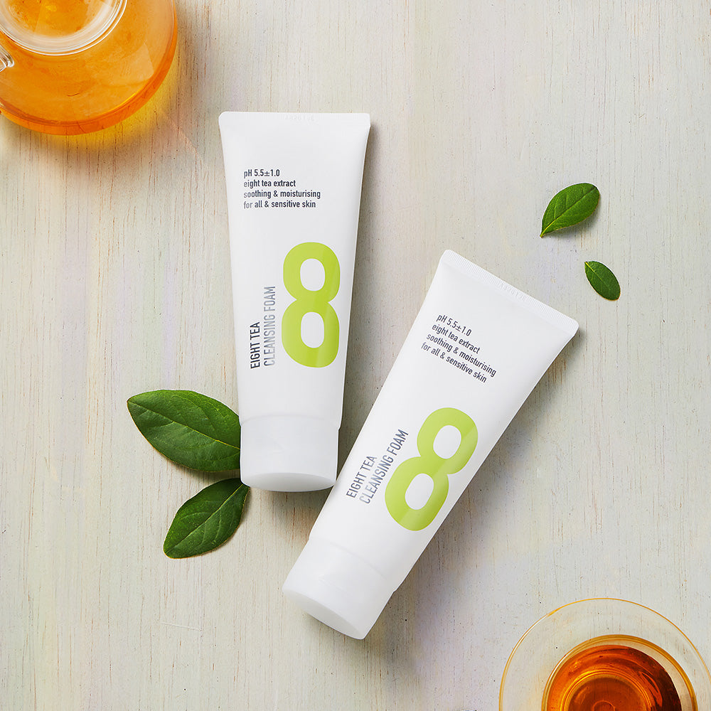 BOM Eight Tea Cleansing Foam for sensitive skin - Koreancare