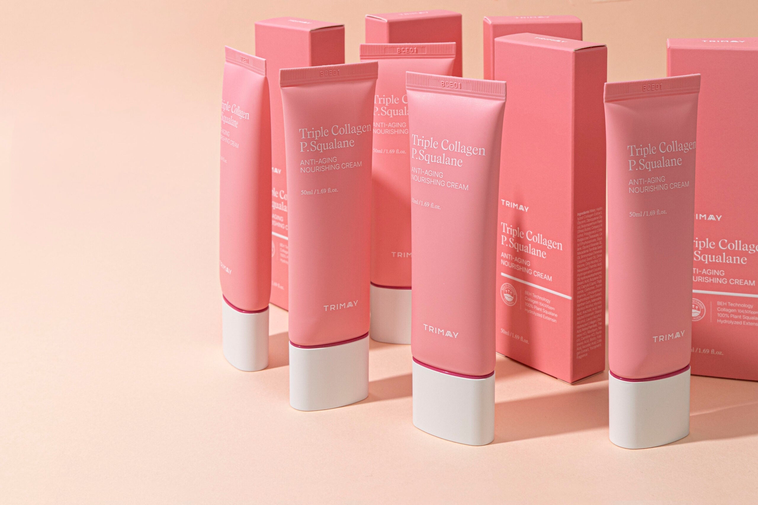 Trimay Triple Collagen P,Squalane Anti-Aging Nourishing Cream