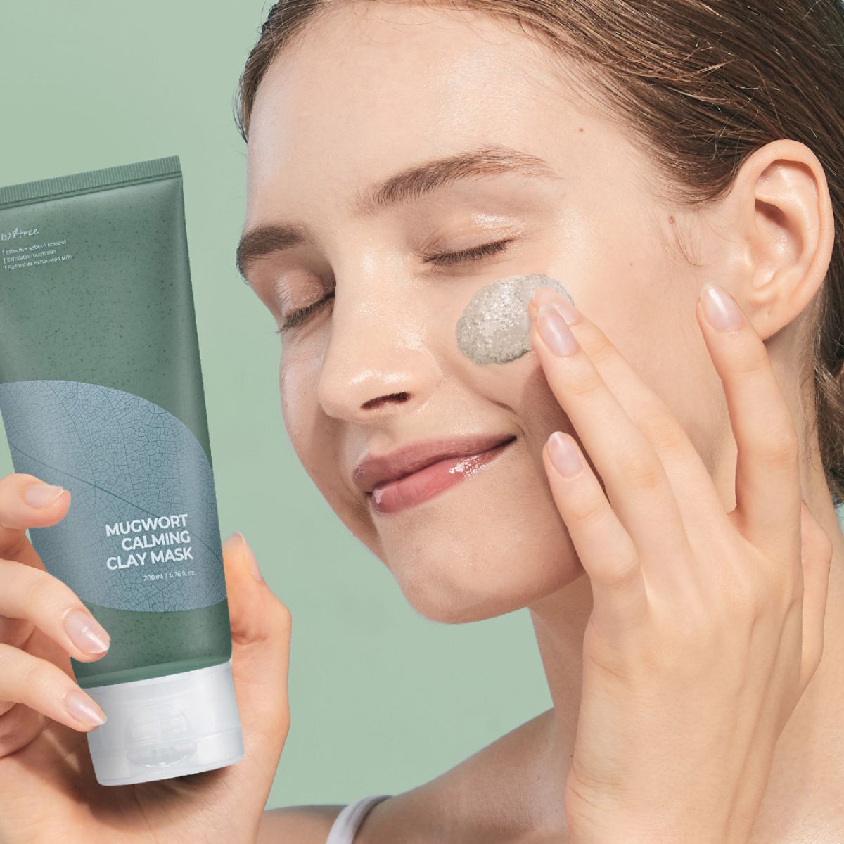 Arcmaszk hatféle agyaggal Isntree Mugwort Calming Clay Mask