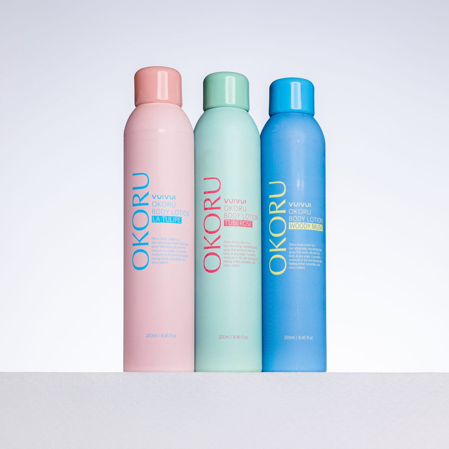 OKORU BODY LOTION TUBEROSE spray testápoló Tuberose illattal