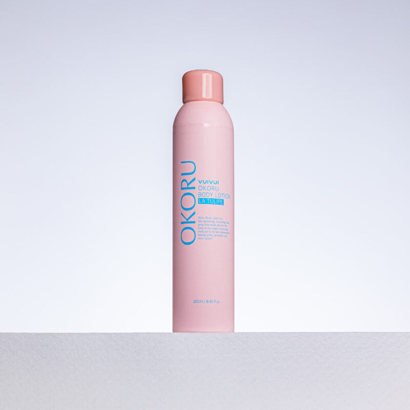 Spray testápoló tulipán aromával OKORU BODY LOTION LA TULIPE