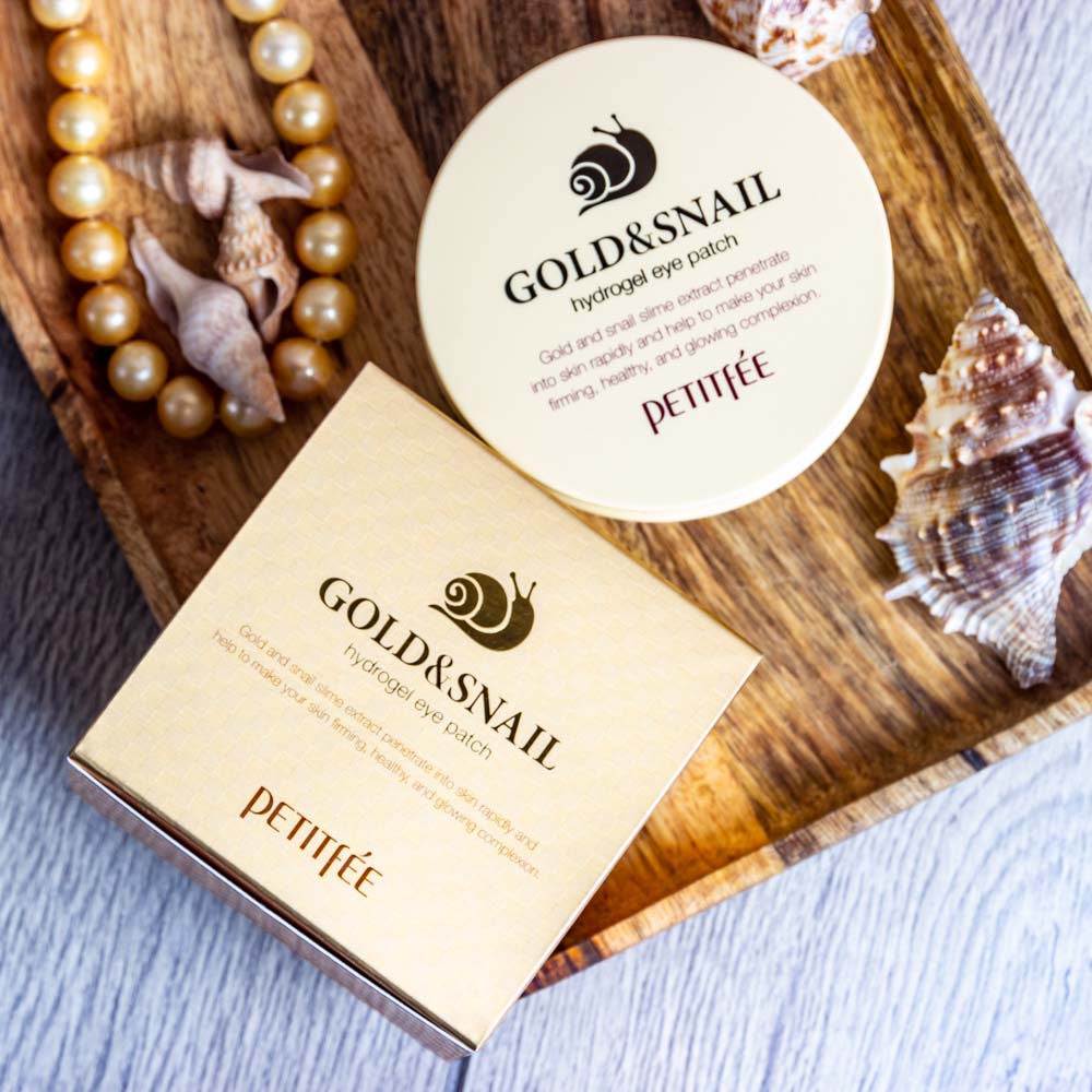 Petitfee Gold & Snail Hydrogel Eye Patch - Koreancare