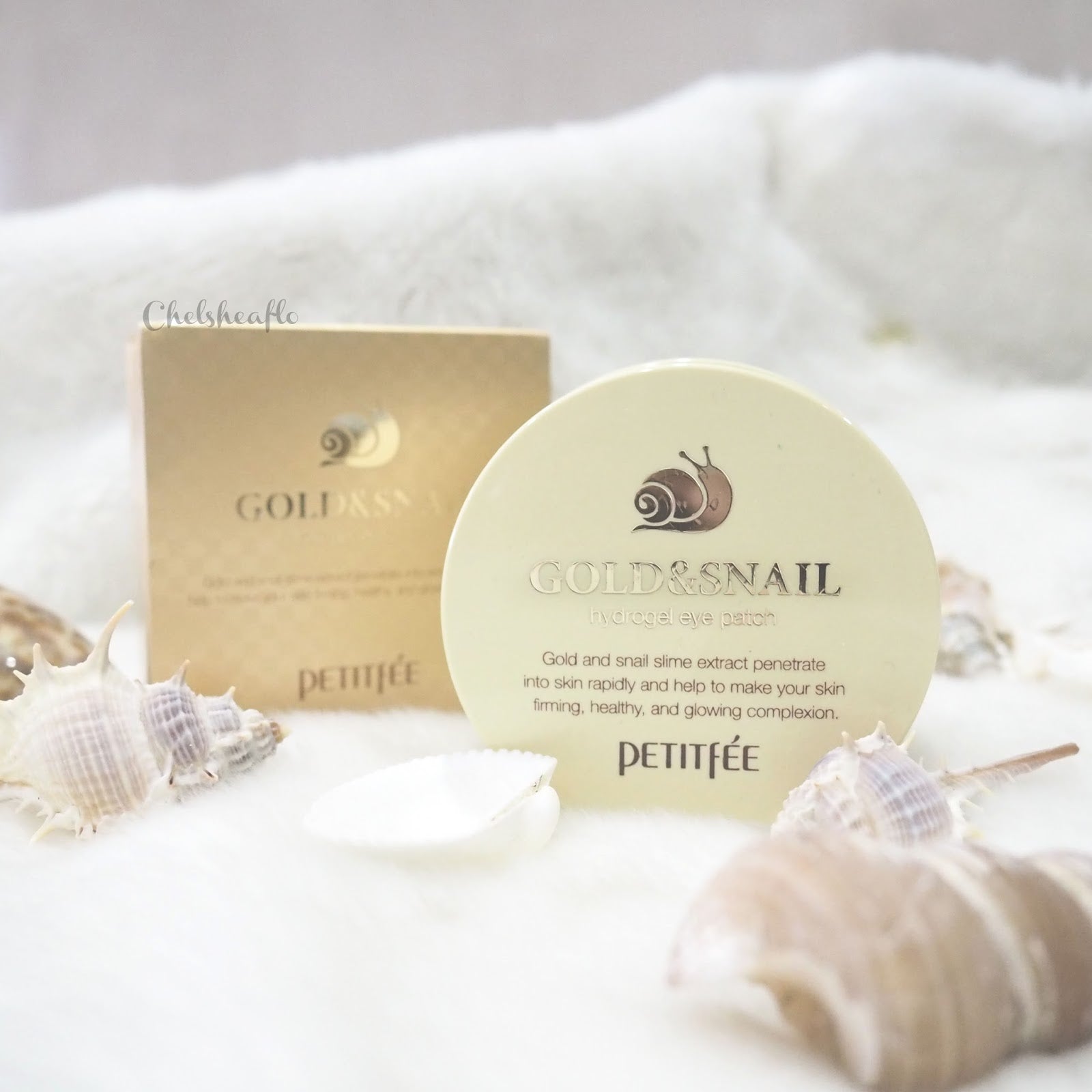 Petitfee Gold & Snail Hydrogel Eye Patch - Koreancare