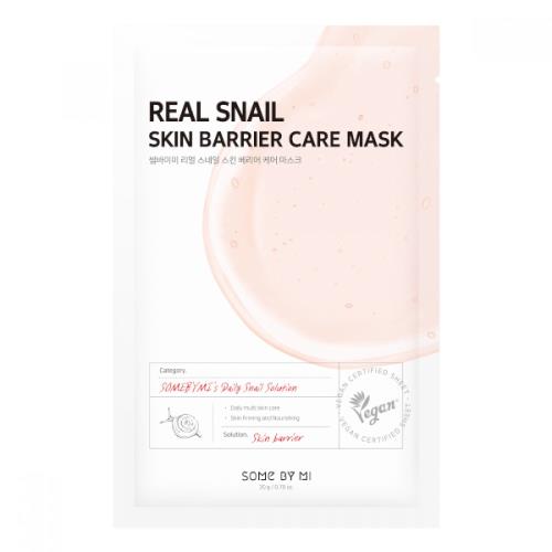 Real Snail Skin Barrier Care Mask SOMEBYMI