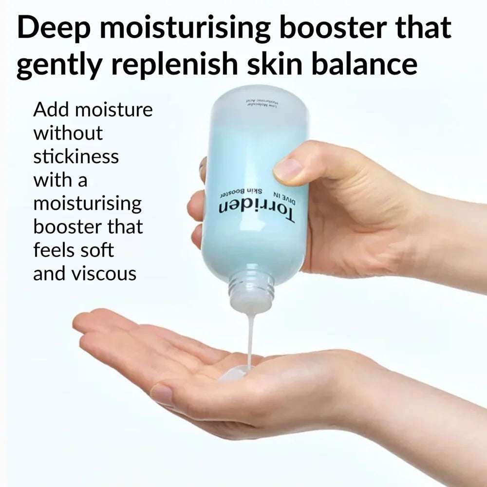 Hydrating facial essence with hyaluronic Torriden DIVE-IN Low Molecular Hyaluronic Acid Skin Booster - Koreancare
