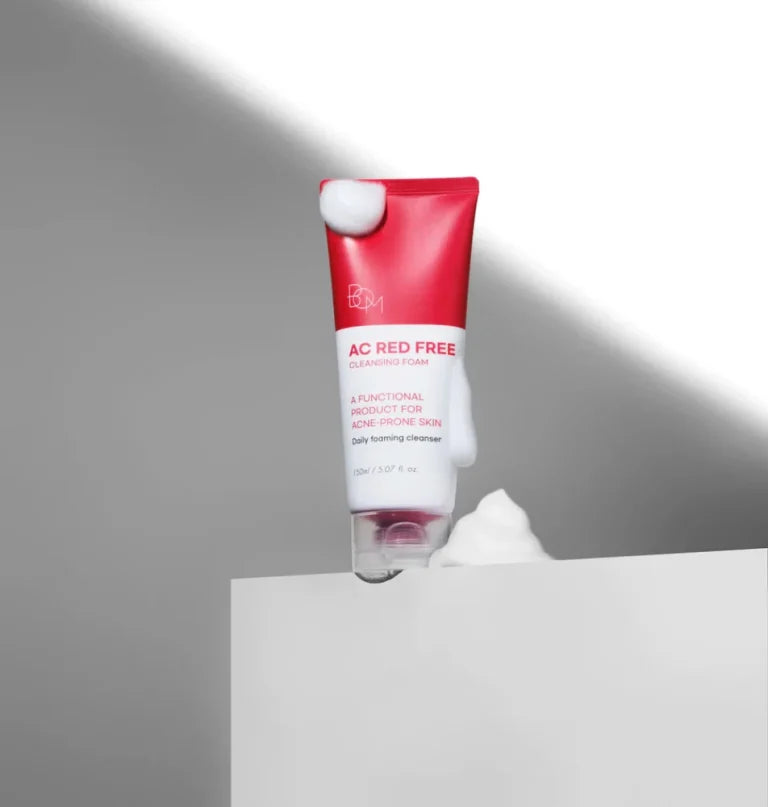 Καθαριστικός αφρός κατά της ακμής BOM AC Red Free Cleansing Foam