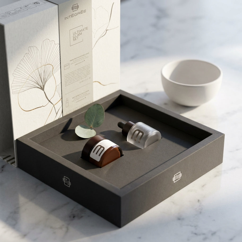 Gift set for eye contour serum and cream Integree Ultimate Glam Set - Koreancare