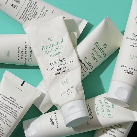 Arckrém panthenollal Purito B5 Panthenol Re-barrier Cream