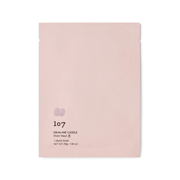 Mascarilla en tela con escualano 107 SQUALANE CUDDLE Sheet Mask 30g