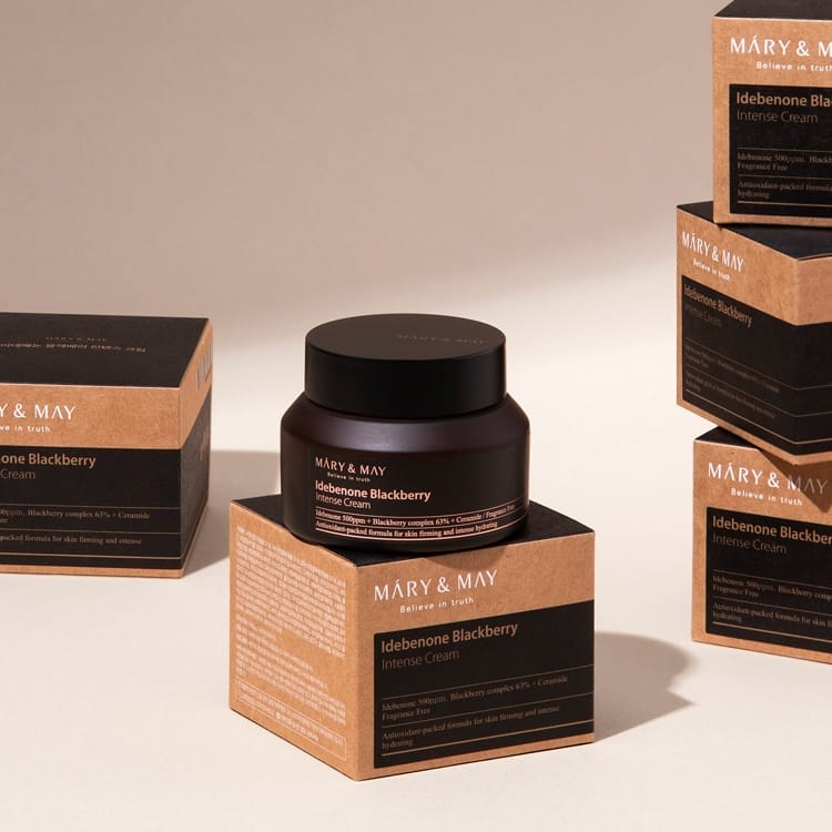 Face cream with blackberries and idebenone Mary&May Idebenone Blackberry Intense cream - Koreancare