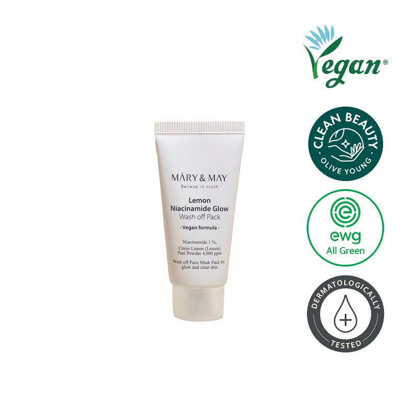 Mary & May Lemon Niacinamide Cleansing Mask 30g tube