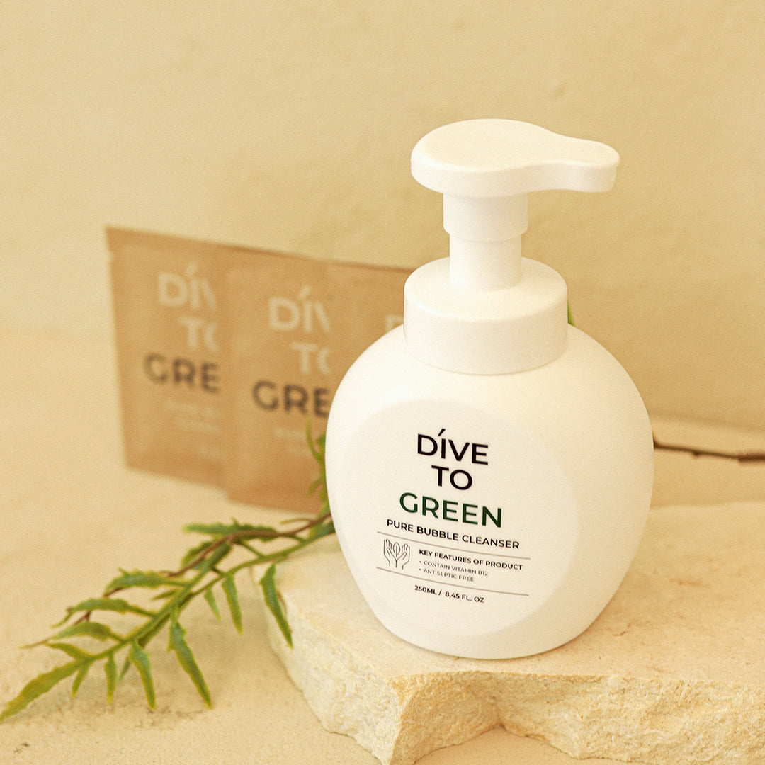 Arctisztító hab DIVE TO GREEN Pure Bubble Cleanser 3x3,2g