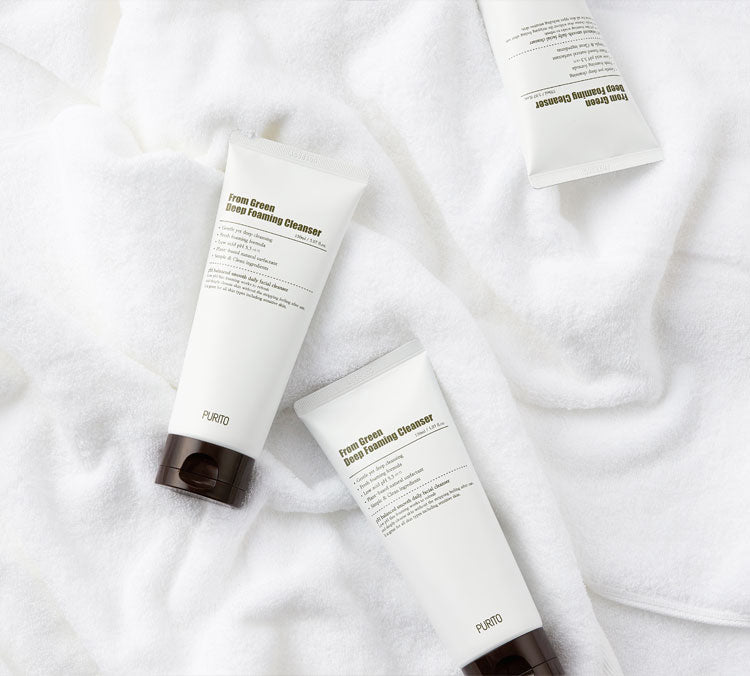 Purito a Green Deep Foaming Cleanserből