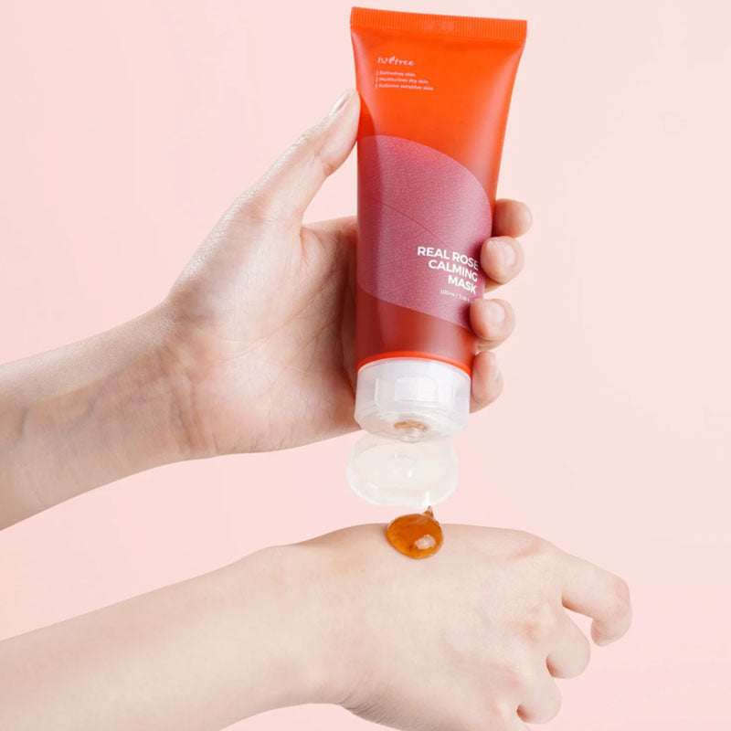Umirujuća maska s ekstraktom ruže Isntree Real Rose Calming Mask
