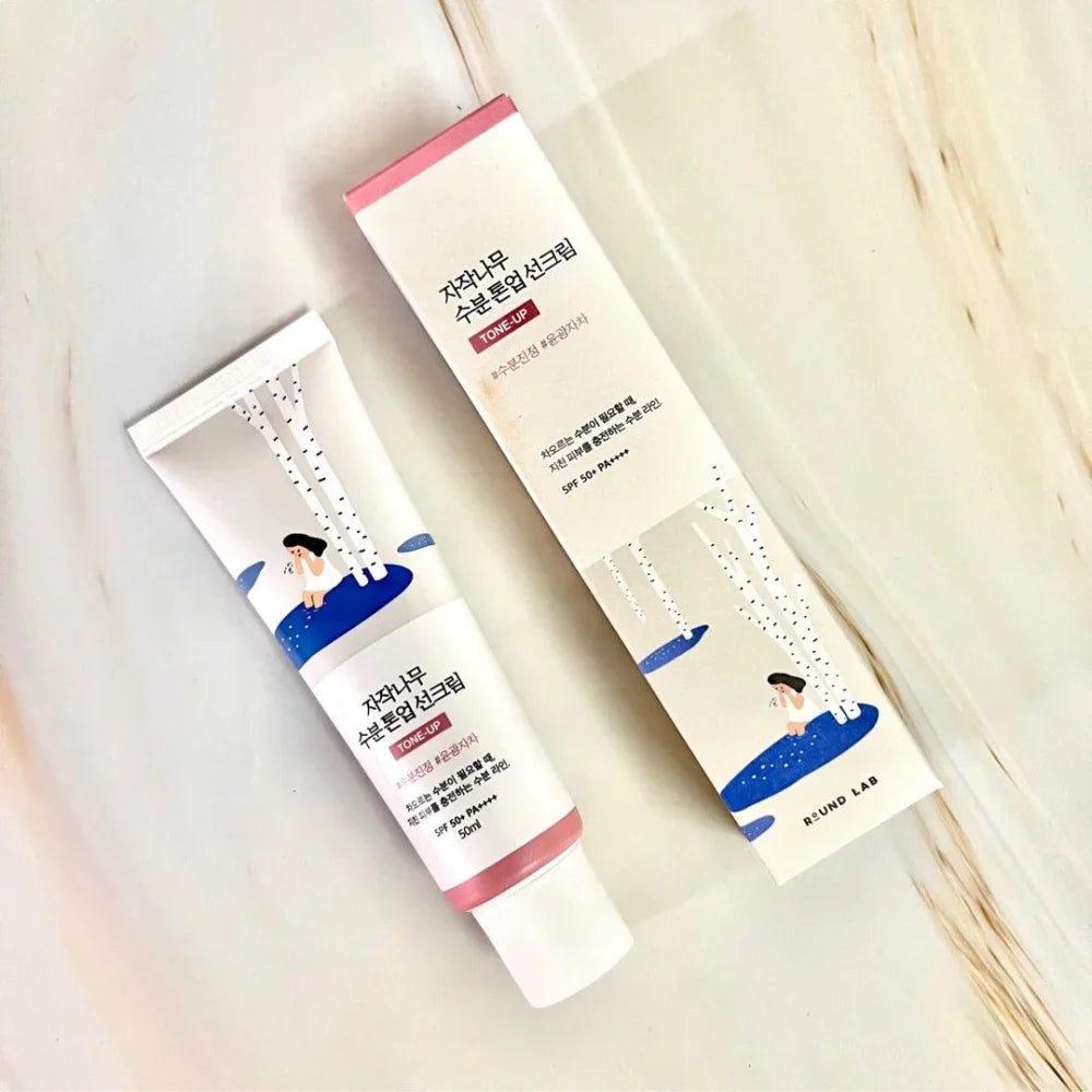 Round Lab Birch Juice Moisturizing Tone Up Tinted Sunscreen - Koreancare