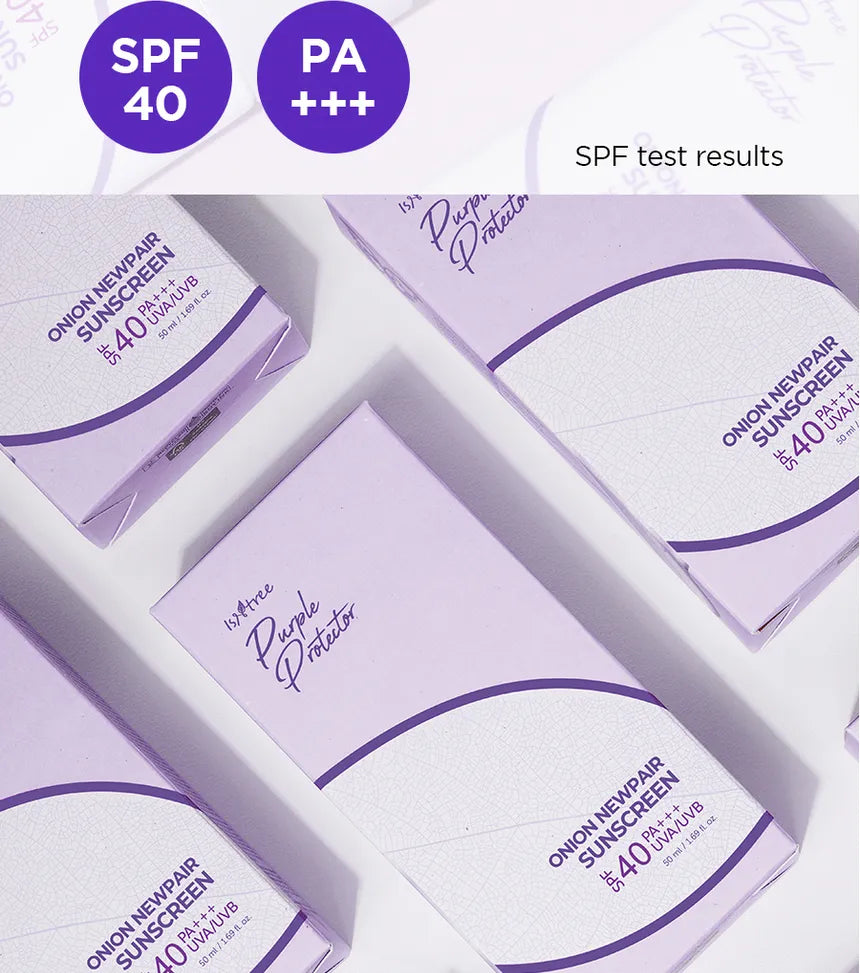 Αντηλιακό προσώπου με εκχύλισμα κρεμμυδιού και SPF40 PA+++ Isntree Onion Newpair Sunscreen SPF40 PA+++