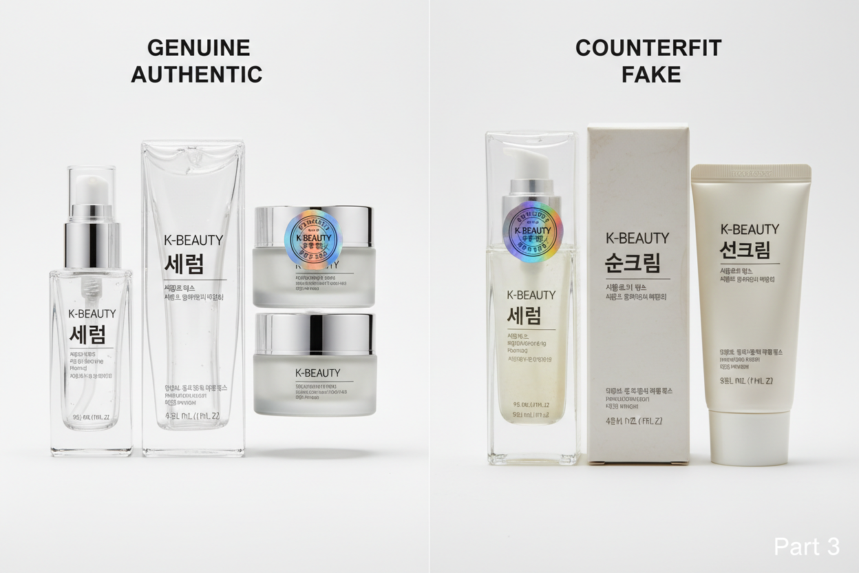 Genuine vs Fake K-Beauty – Real Brand Differences (Part 3)