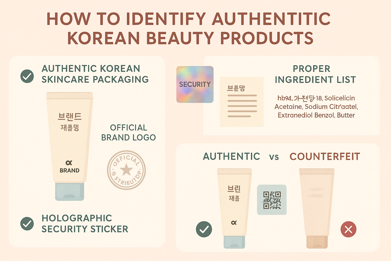 How to Recognize a Genuine K-beauty Product – Guide to Avoid Fakes