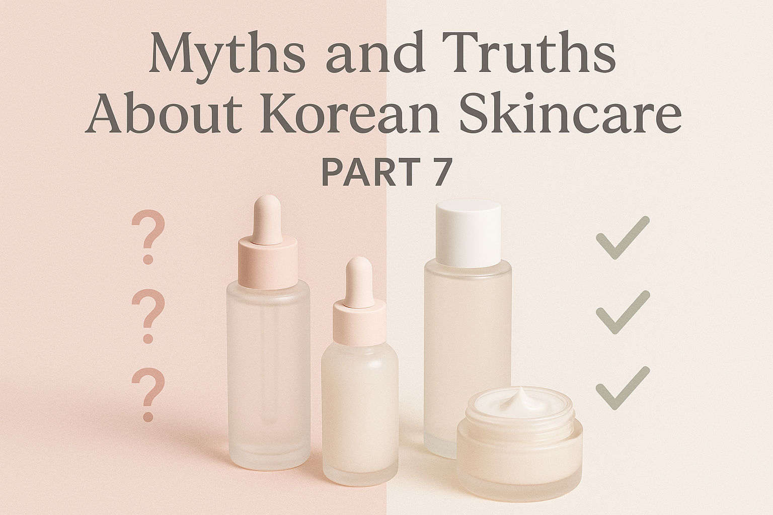 Myths and Truths About Korean Skincare – Part 7: Skin Types and Age