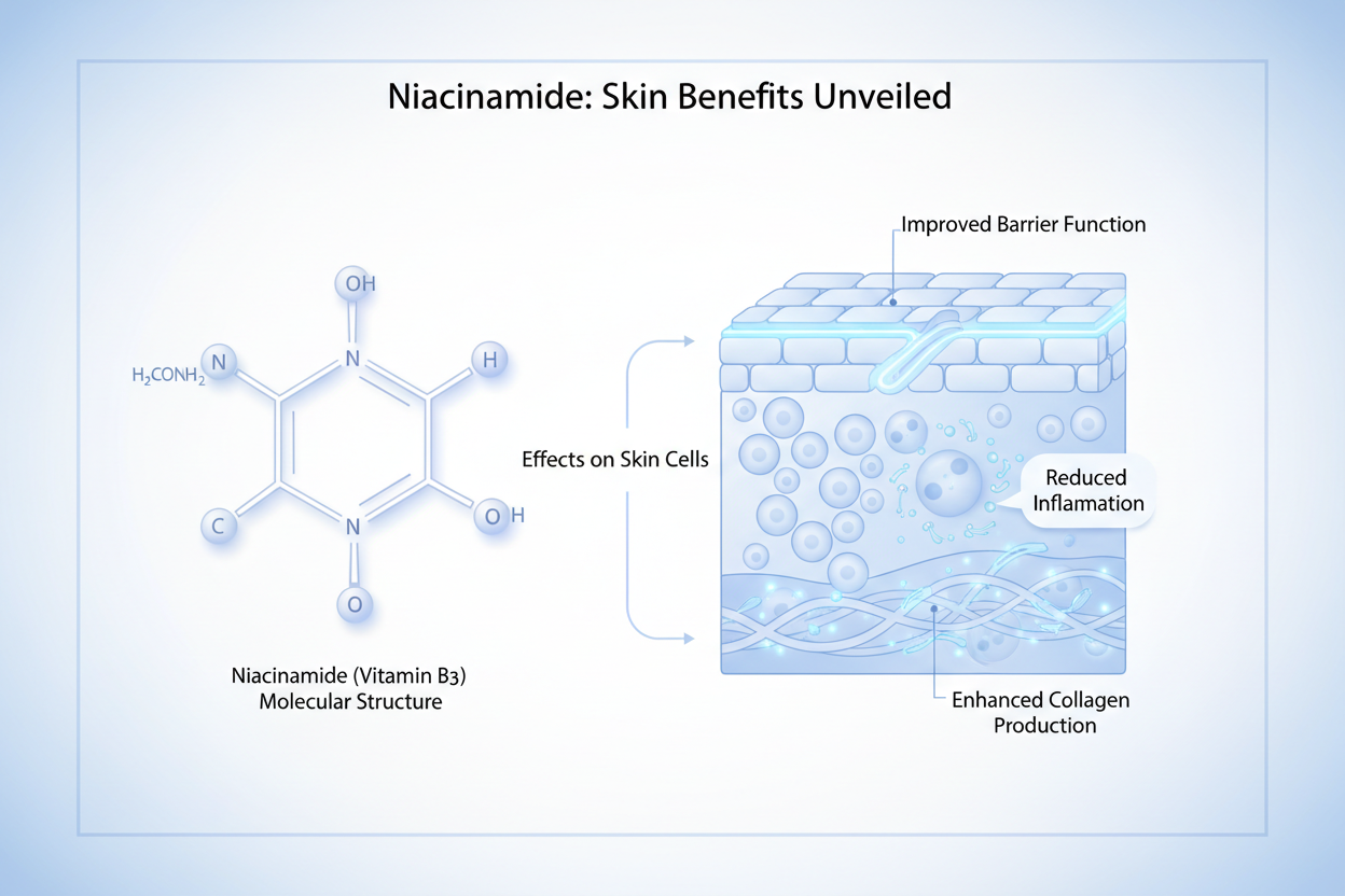 Niacinamide: How It Works — Cellular Mechanisms and Clinical Applications