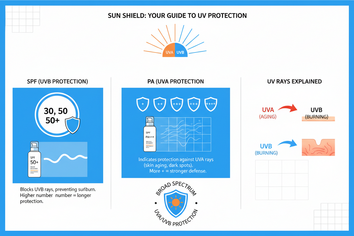 Spf Differences SPF, PA i UV: Razumijevanje razlika u zaštiti od sunca – Koreancare
