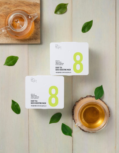 BOM Eight Tea Quick Boosting maska u listovima s ekstraktima 8 vrsta čaja - 30 komada