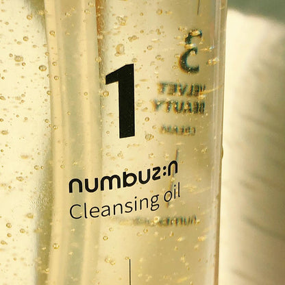 Ulei hidrofob cu ulei de macadamia și migdale măcinate Numbuzin No,1 Easy Peasy Cleansing Oil