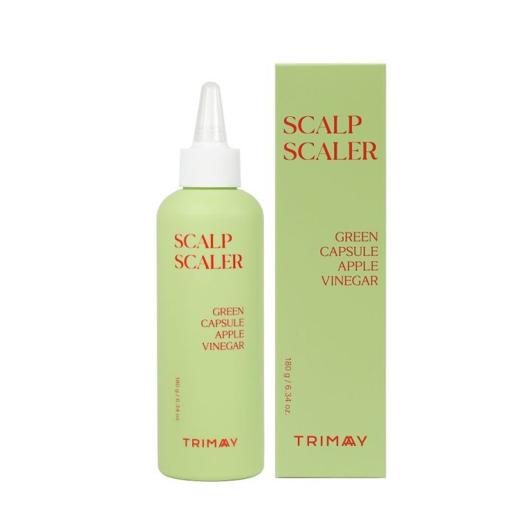 Scalp Exfoliator with Tea Tree and Apple Vinegar Trimay Green Capsule Apple Vinegar Scalp Scaler