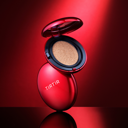 Brightening face powder with UV protection TIRTIR Mask Fit Red Cushion MINI SPF40 PA++