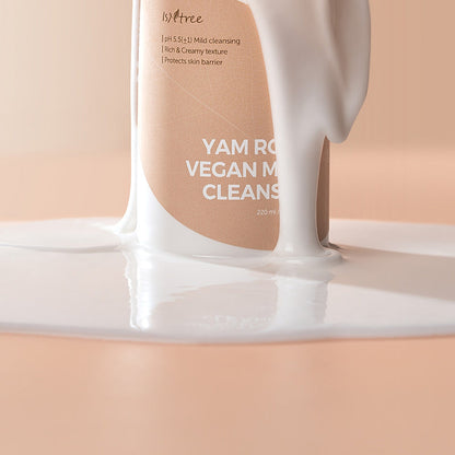 Vegan cleansing milk for the face Isntree Yam Root Vegan Milk Cleanser