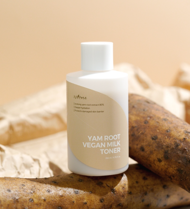 Toner hrănitor ISNTREE YAM ROOT VEGAN MILK TONER