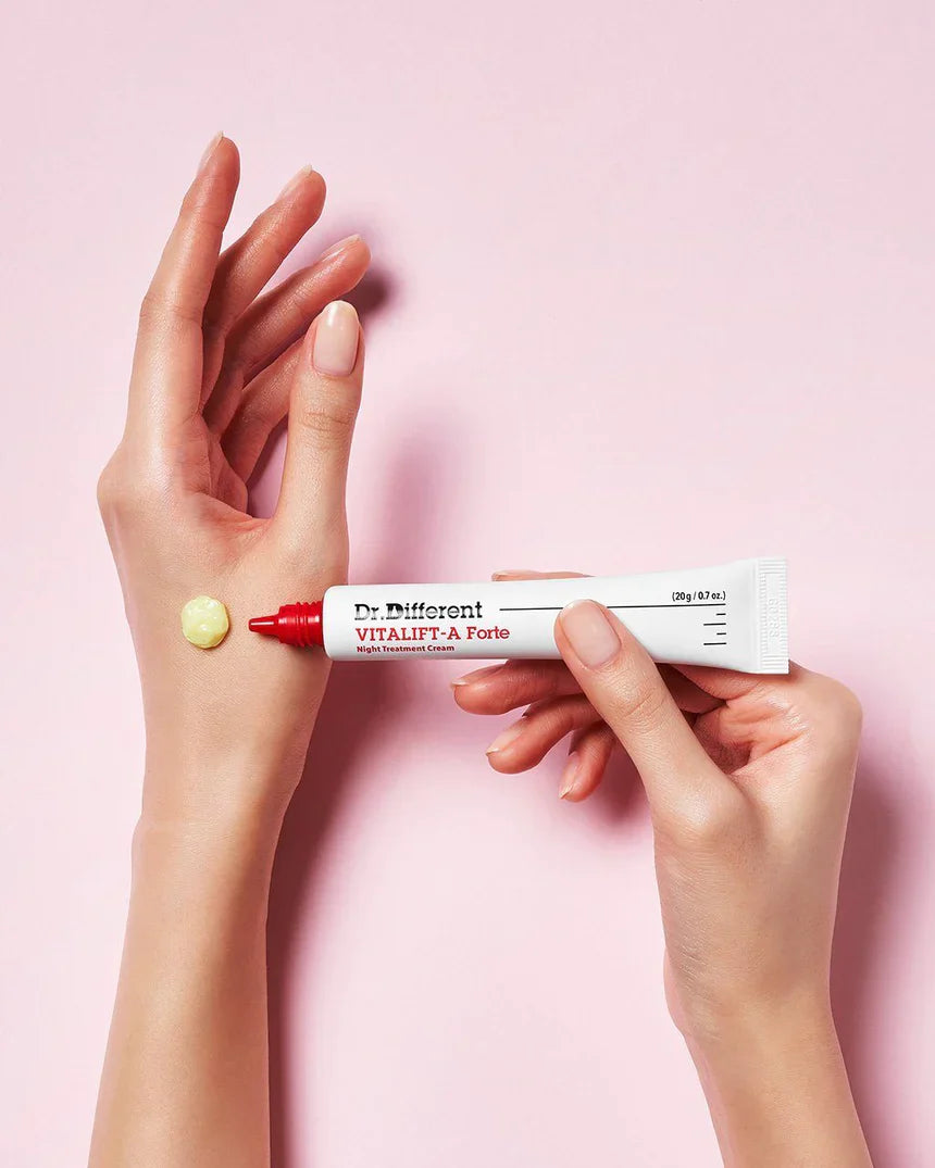 Νυχτερινή κρέμα με 0,1% ρετιναλίνη Dr,Different VITALIFT-A Forte