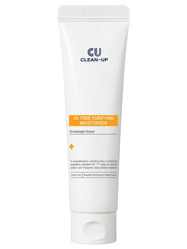 Crème visage peaux grasses Cuskin Clean-up AV Free Purifying Moisturizer 60ml
