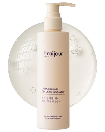 Fraijour Retin-Collagen 3D Core Oil to Foam Cleanser 210ml
