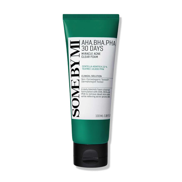 Reinigungsschaum gegen Akne Somebymi Aha.bha.pha 30 Days Miracle Acne Clear Foam 100ml
