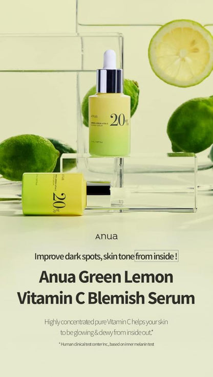 ANUA GREEN LEMON VITAMIN C BLEMISH SERUM 20g