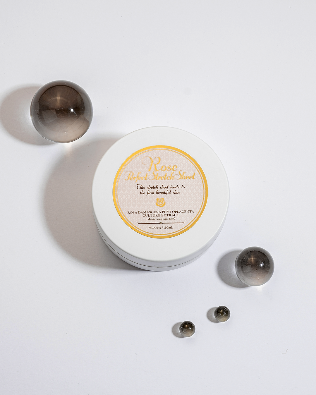 Eye patches with a rose Rosy drop Stretch Sheets eye patches- 60 pcs - Koreancare