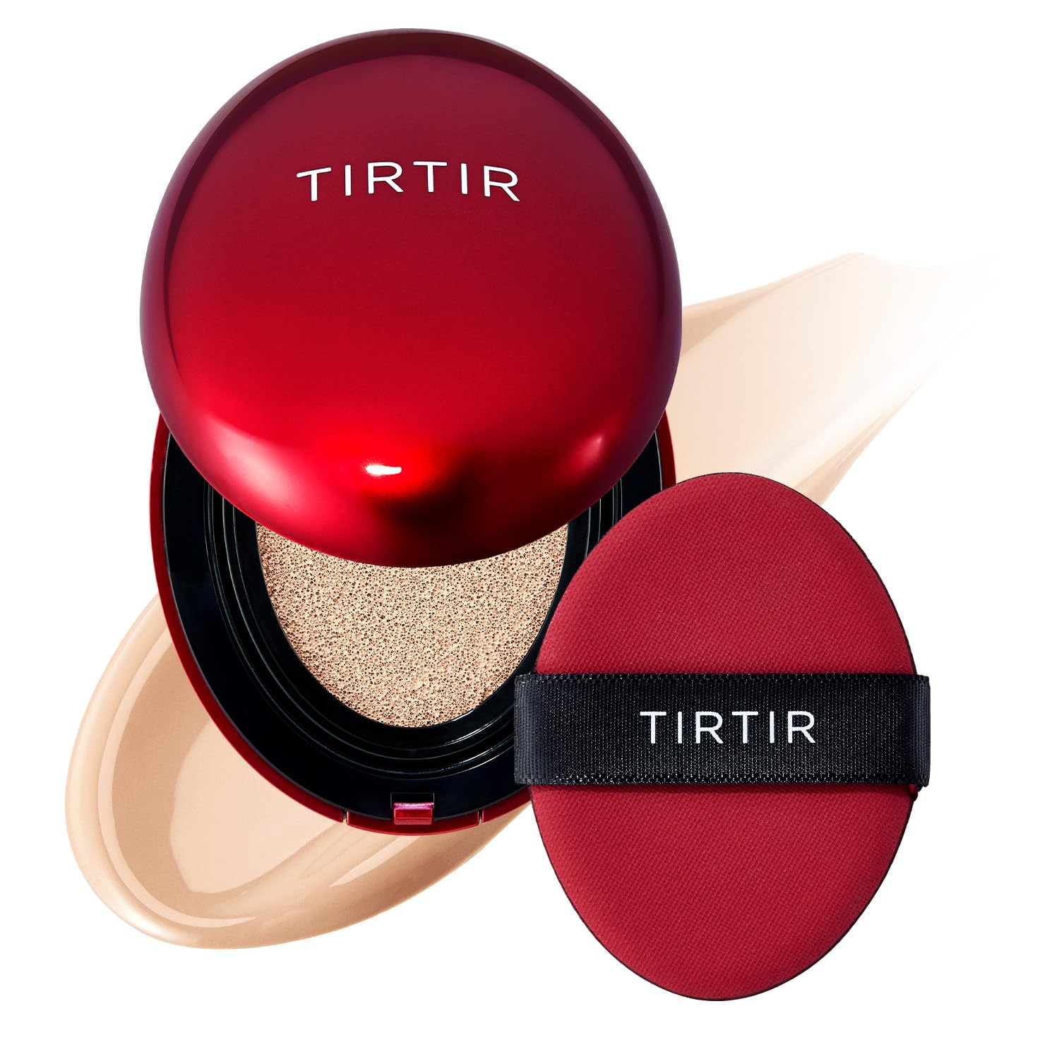 Brightening face powder with high coverage TIRTIR Mask Fit Red Cushion Foundation - Koreancare