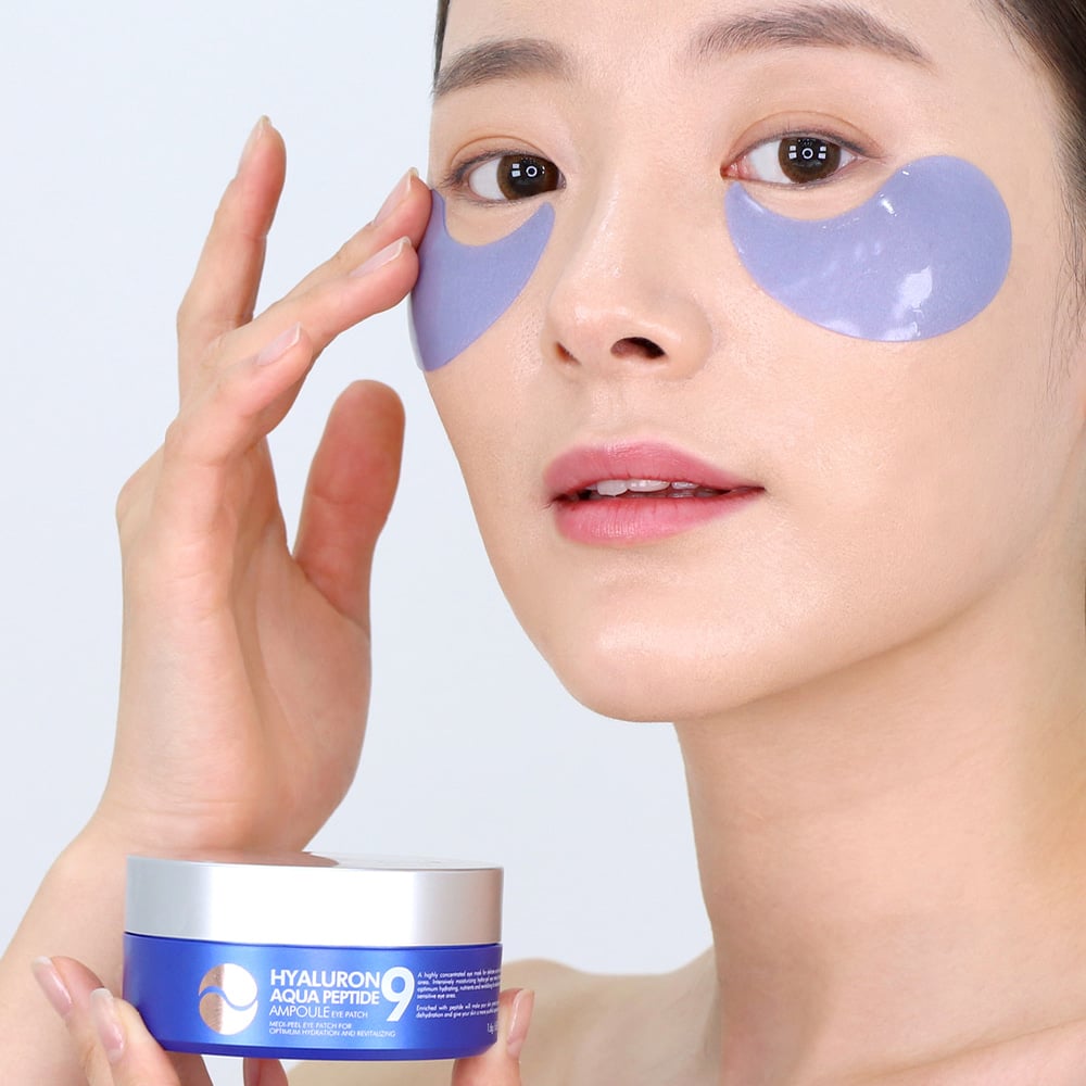 Szemkörnyék tapasz peptidekkel és hialuronsavval Medi-Peel Hyaluron Aqua Peptide 9 Ampoule Eye Patch