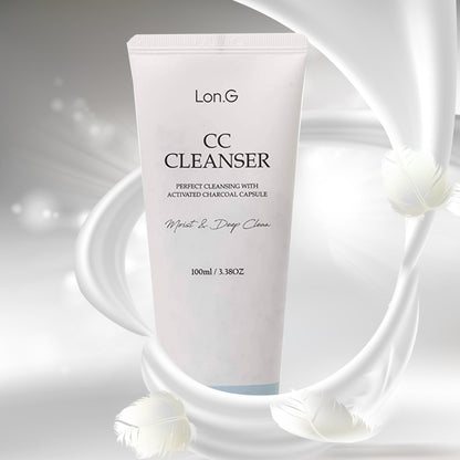 Gel de curățare facială cu capsule de carbon activ Lon. G CC CLEANSER