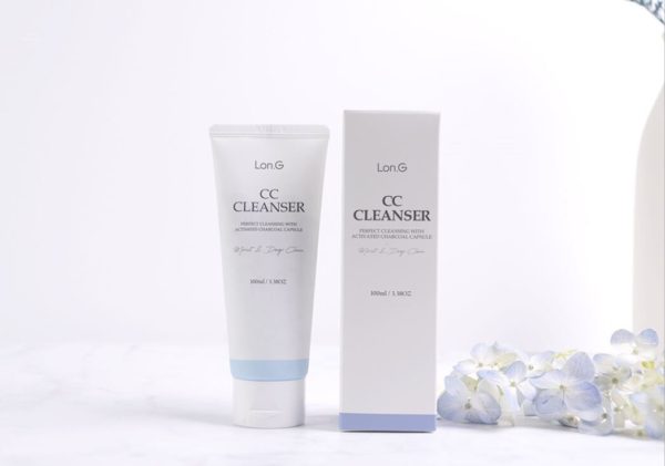 Facial cleansing gel with active carbon capsules Lon,G CC CLEANSER