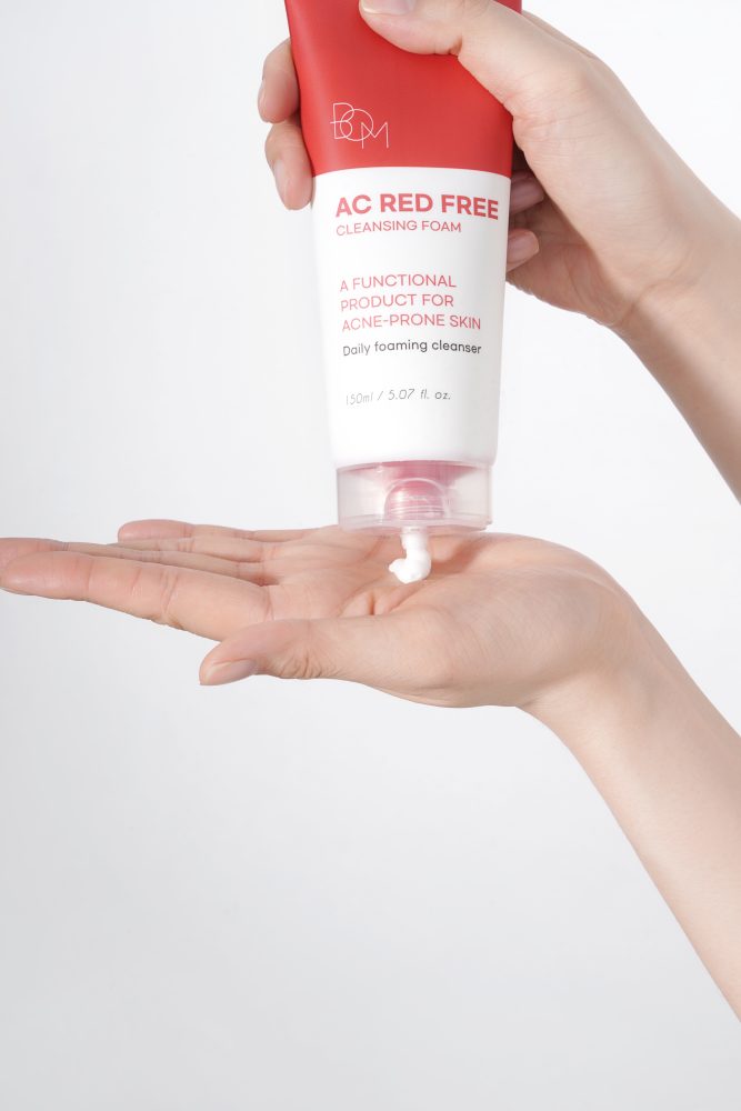 Cleansing foam for acne BOM AC Red Free Cleansing Foam