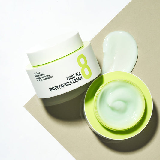 Cream for sensitive skin with 8 tea extracts BOM Eight Tea Water Capsule Cream