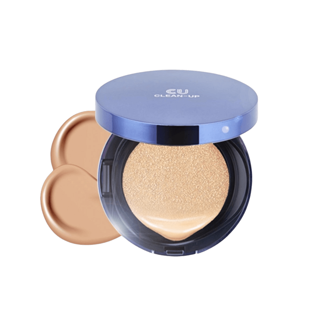 Tekući puder s visokom sunčanom zaštitom CUSKIN Clean-Up Skin Fit Cushion SPF 50+ PA +++