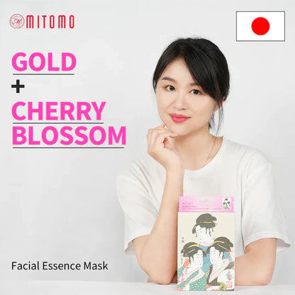 Mitomo Rejuvenating mask with gold and extract of Japanese cherry Sakura